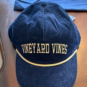 Vineyard Vines Dark Blue Corduroy Hat